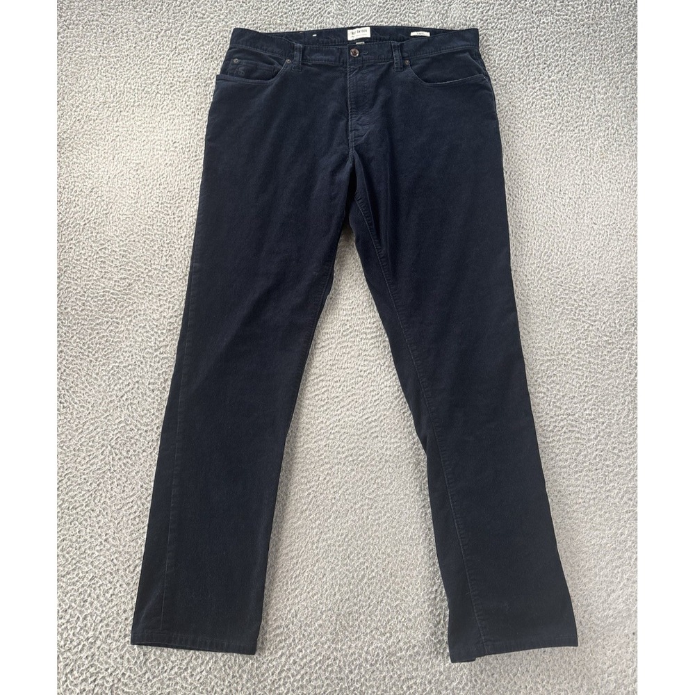 Todd‎ Snyder Corduroy Pants Mens 36x32 (Fits 37x31) Navy Blue 5-Pocket Slim Fit